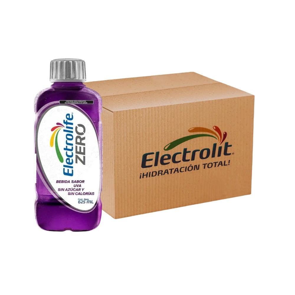 ELECTROLIFE ZERO UVA 625 ML (12 PIEZAS)