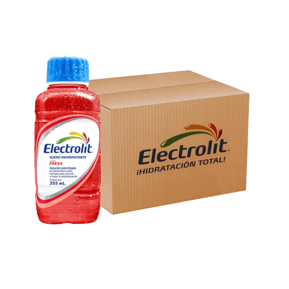 ELECTROLIT FRESA 355 ML (30 PIEZAS)