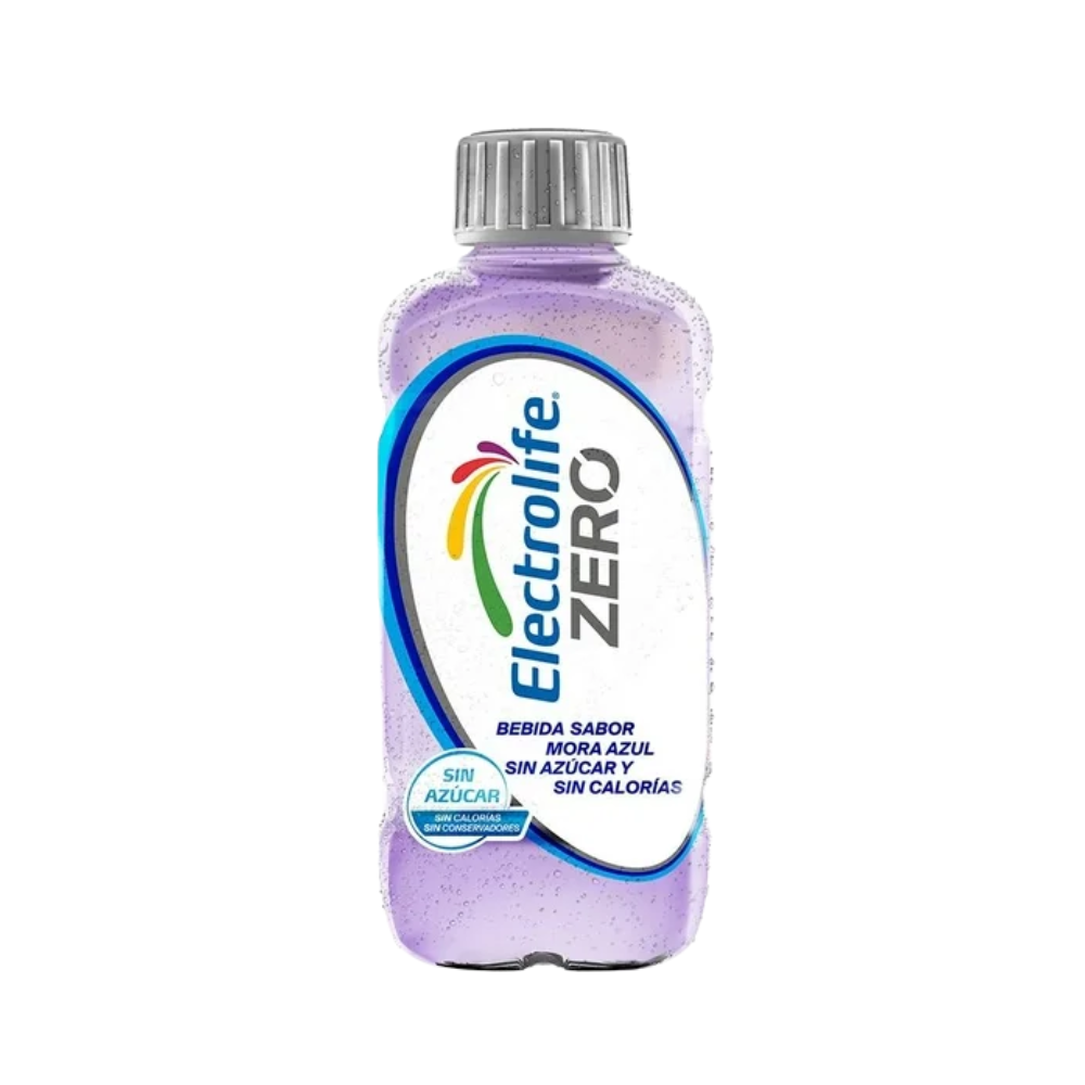 ELECTROLIFE ZERO MORA AZUL 625 ML (12 PIEZAS)