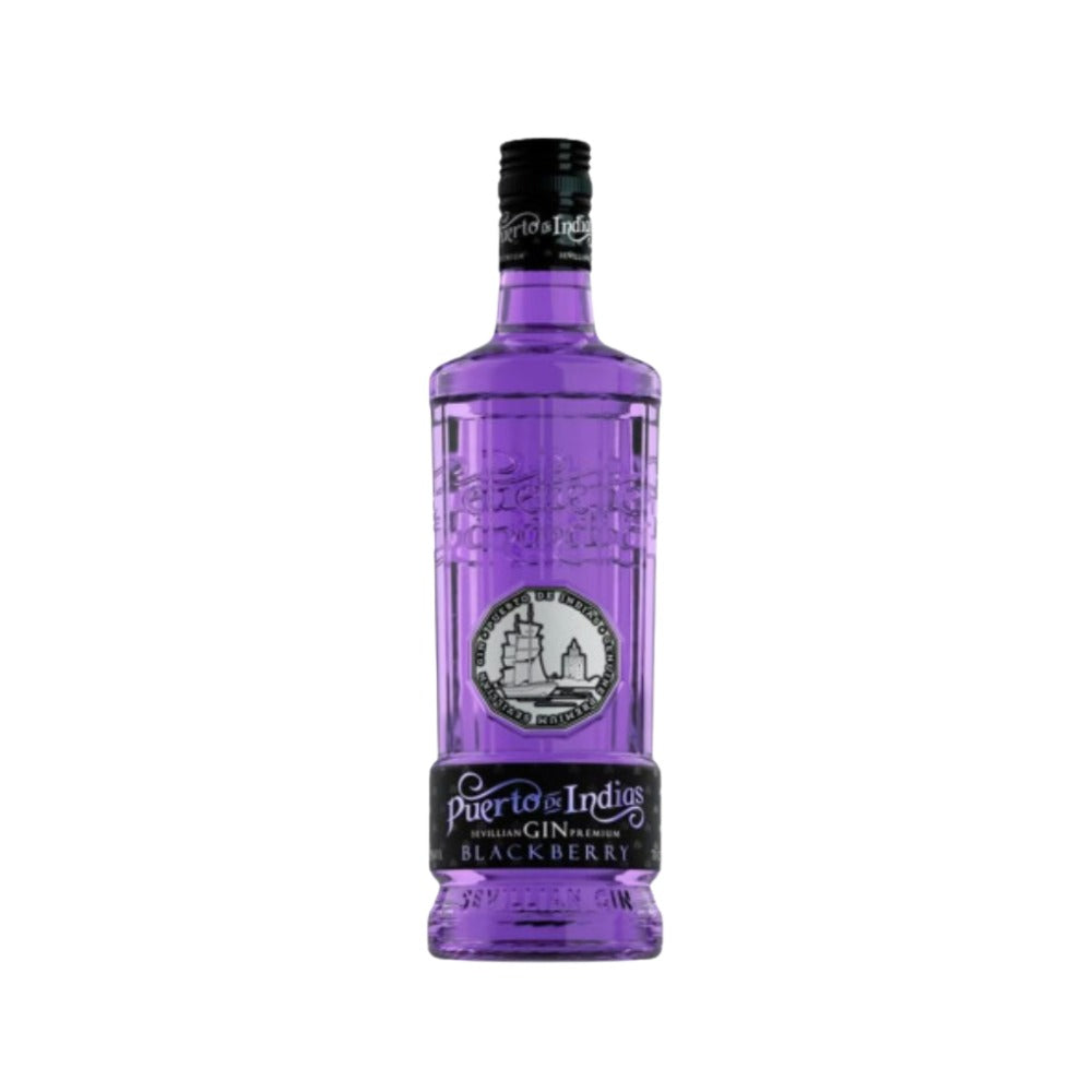GINEBRA PUERTO DE INDIAS BLACKBERRY 750 ML