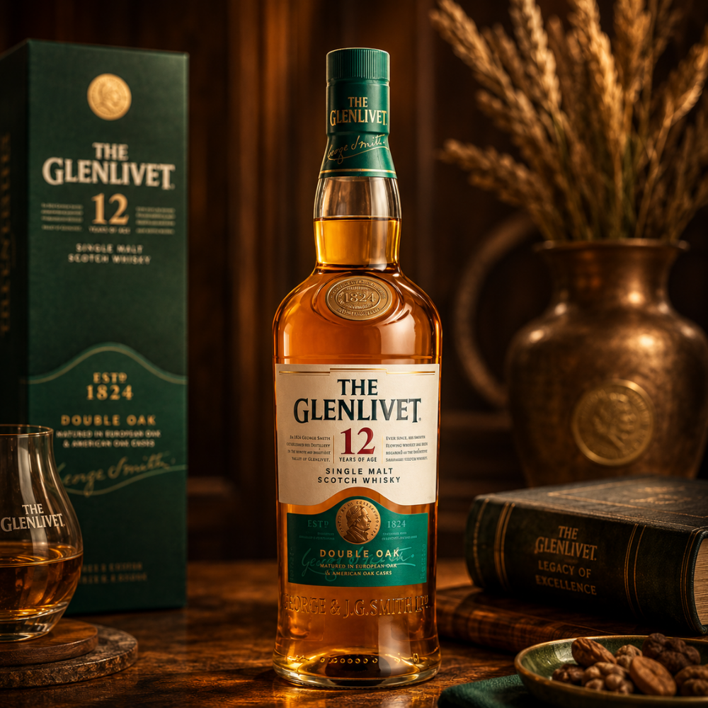 WHISKY GLENLIVET 12 AÑOS 700 ML