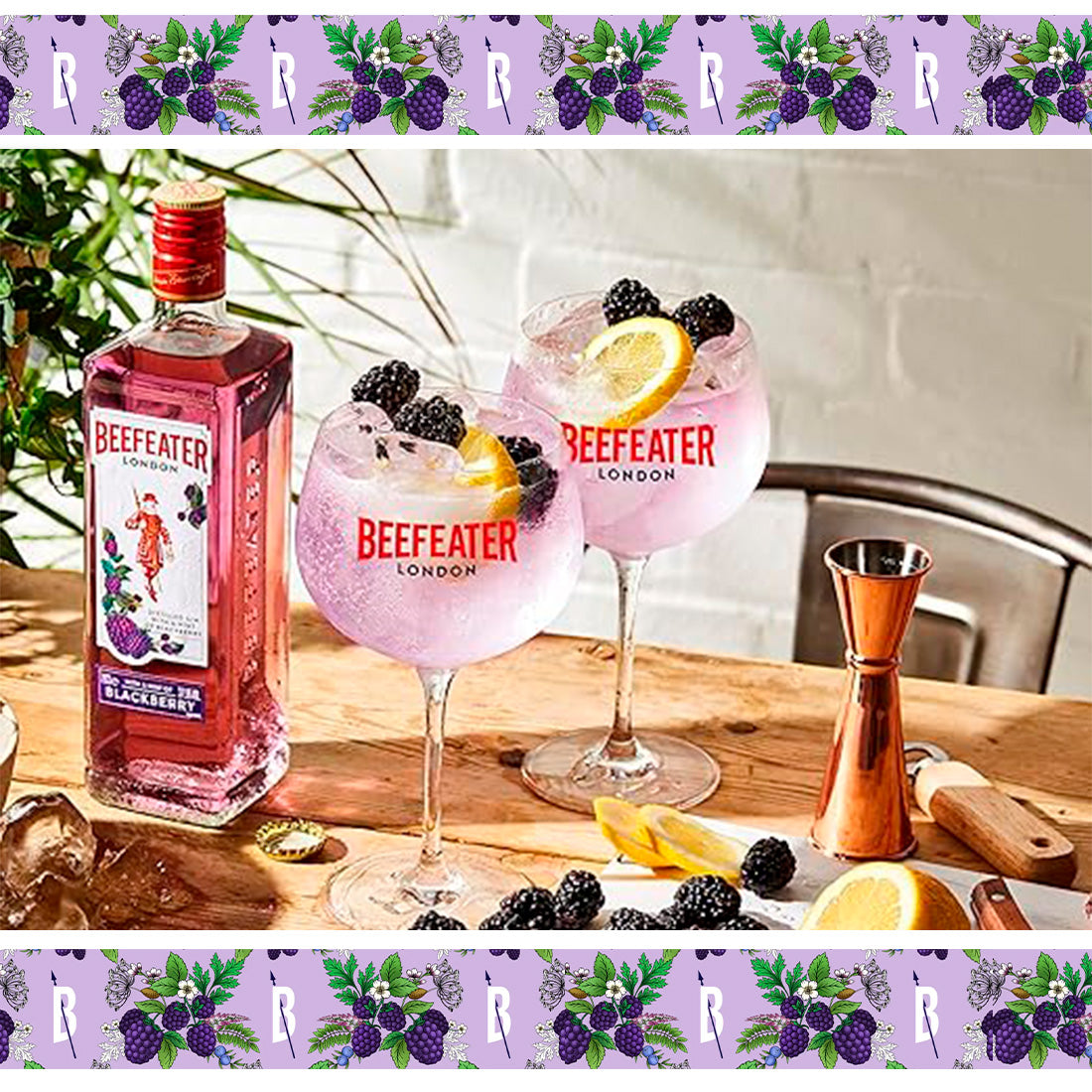 GINEBRA BEEFEATER BLACKBERRY 700 ml