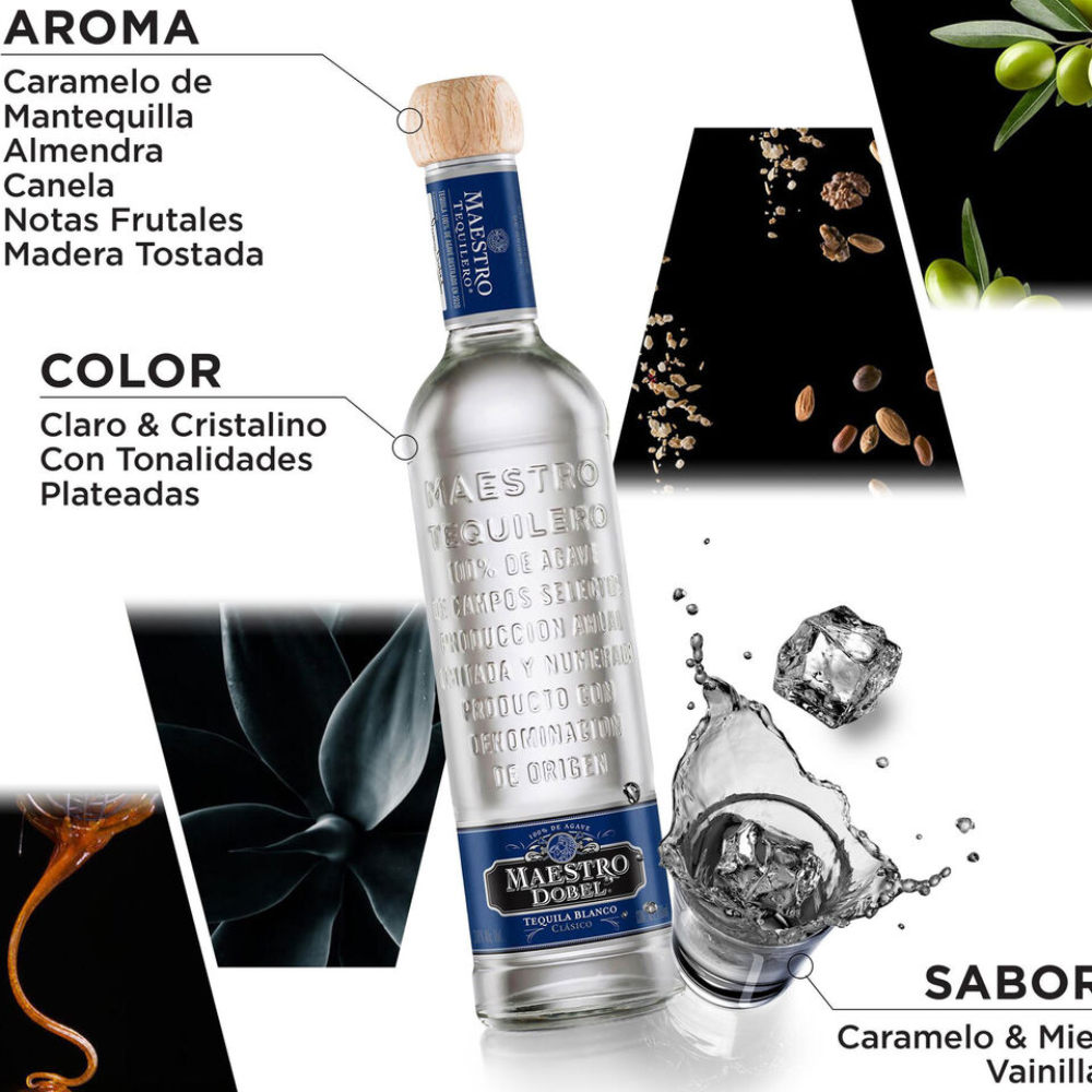 TEQUILA MAESTRO TEQUILERO BLANCO 700 ML