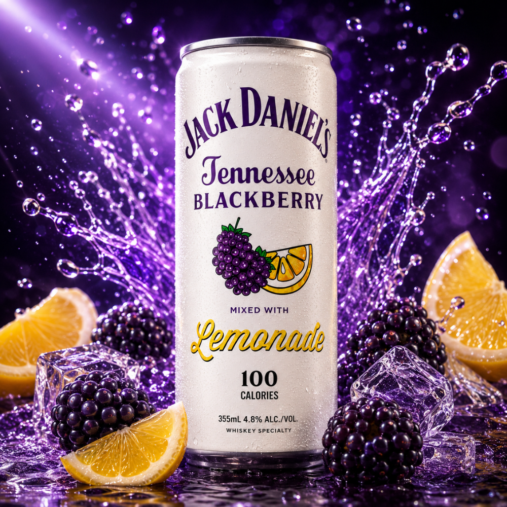 BEBIDA PREPARADA JACK DANIEL'S BLACKBERRY LEMONADE 473 ML (24 PIEZAS)