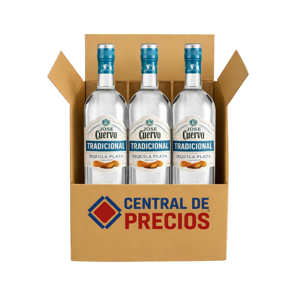 TEQUILA JOSE CUERVO TRADICIONAL PLATA 950 ml (3 PIEZAS)