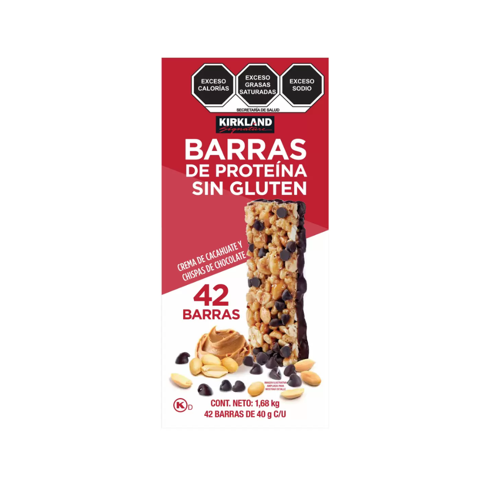 BARRAS DE PROTEÍNA KIRKLAND SIGNATURE 42 PZAS 40 G