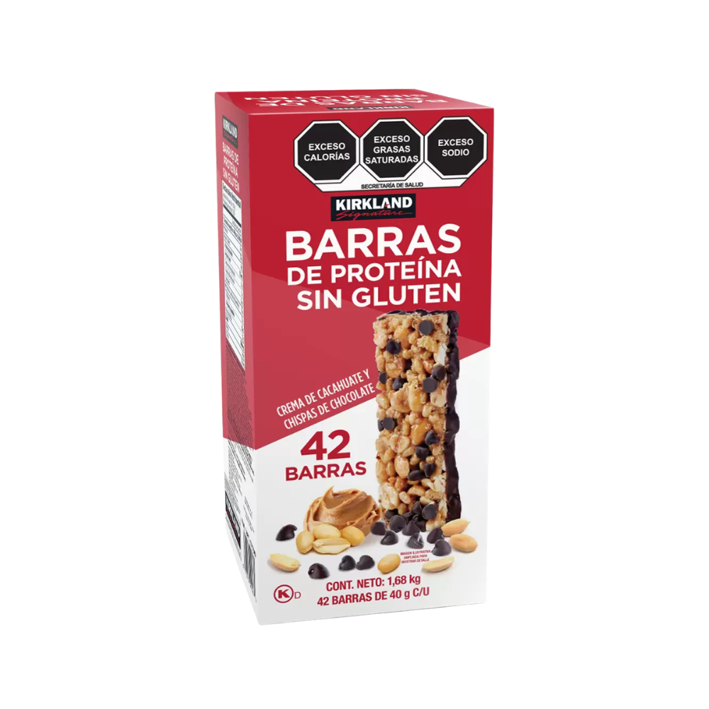 BARRAS DE PROTEÍNA KIRKLAND SIGNATURE 42 PZAS 40 G