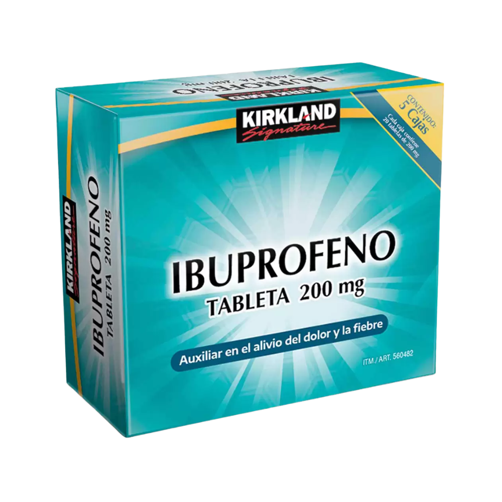 IBUPROFENO KIRKLAND SIGNATURE 500 MG 100 TABLETAS 200 MG