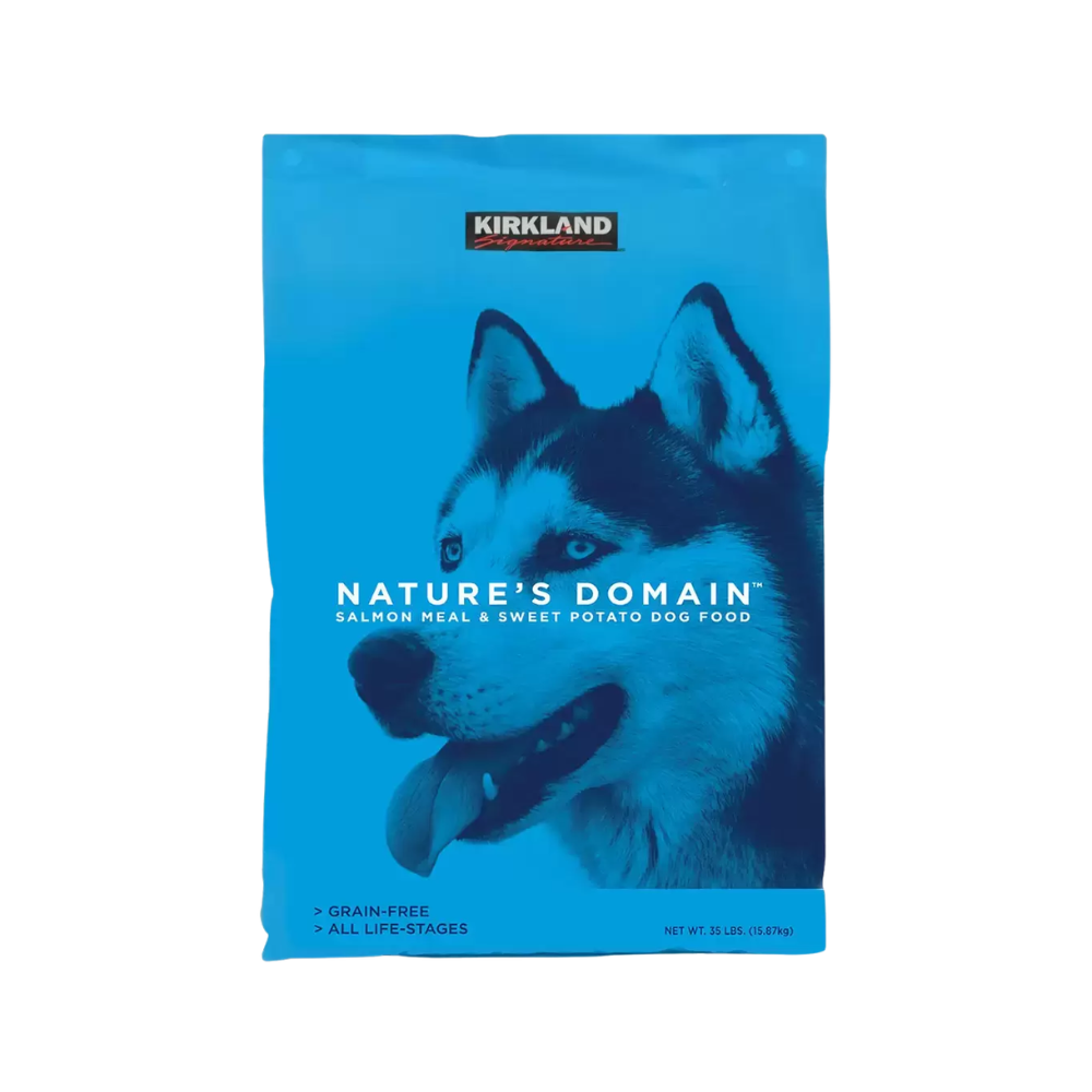 ALIMENTO PARA PERRO KIRKLAND SIGNATURE SABOR SALMÓN Y CAMOTE 75.87 KG