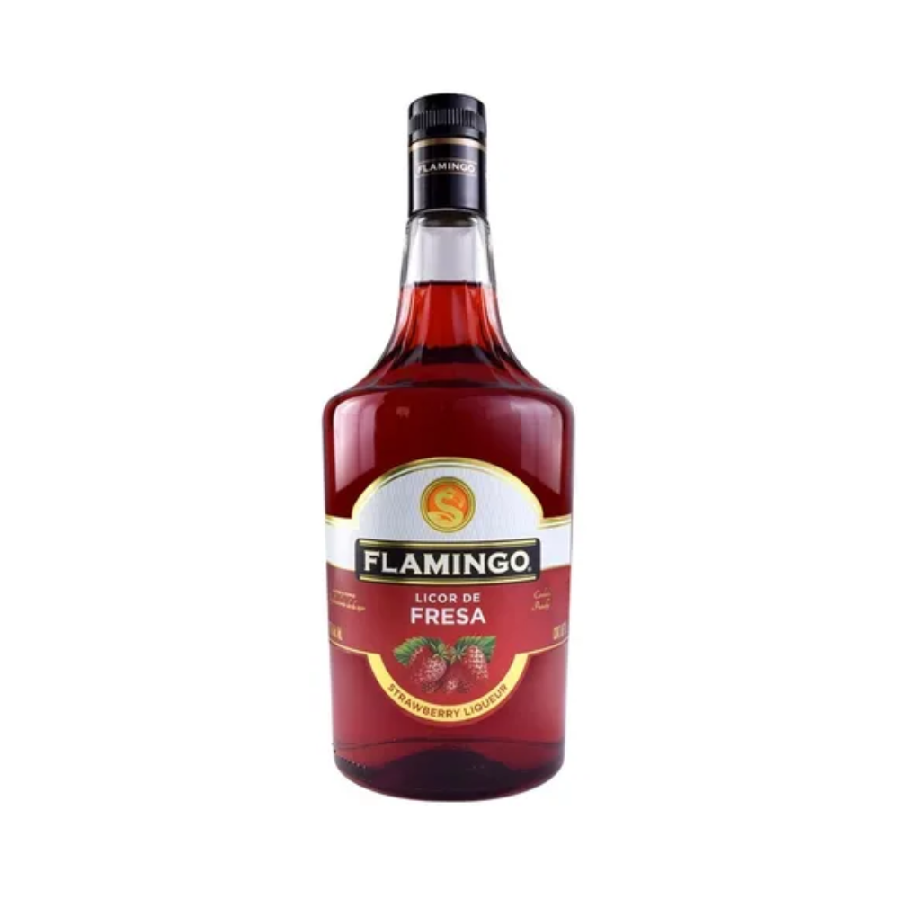 LICOR FLAMINGO DE FRESA 1000 ML