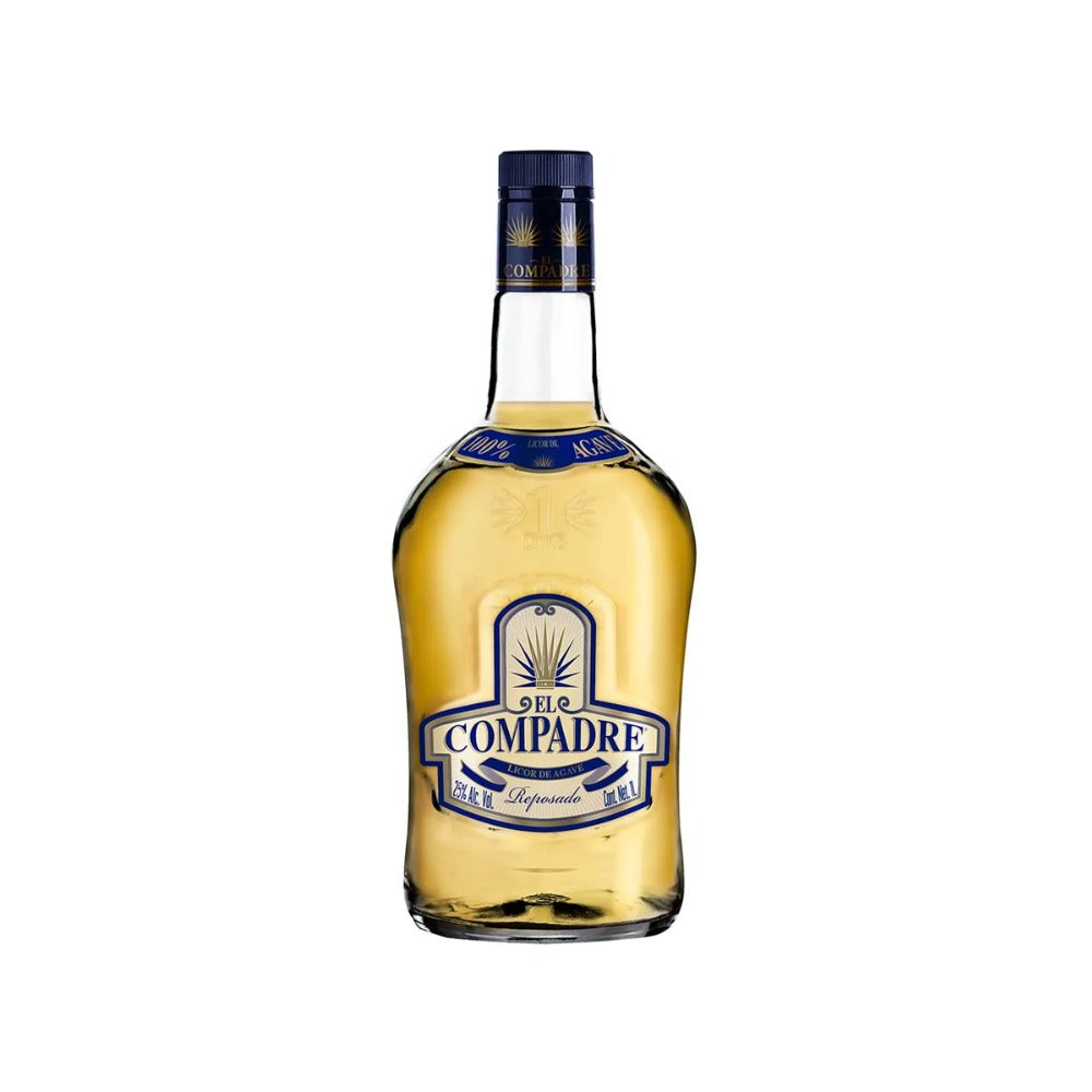LICOR DE AGAVE EL COMPADRE REPOSADO 1000 ML (12 PIEZAS)