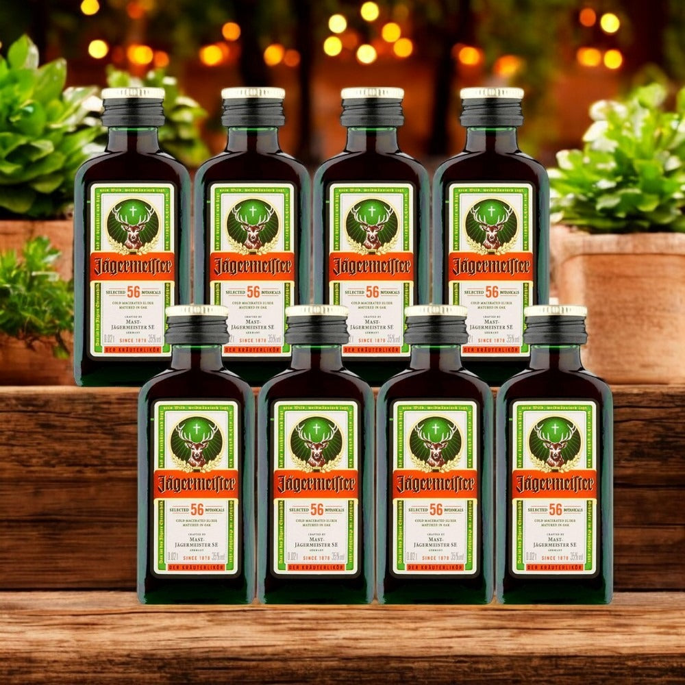 LICOR JAGERMEISTER 20 ML (8 PIEZAS MINI)