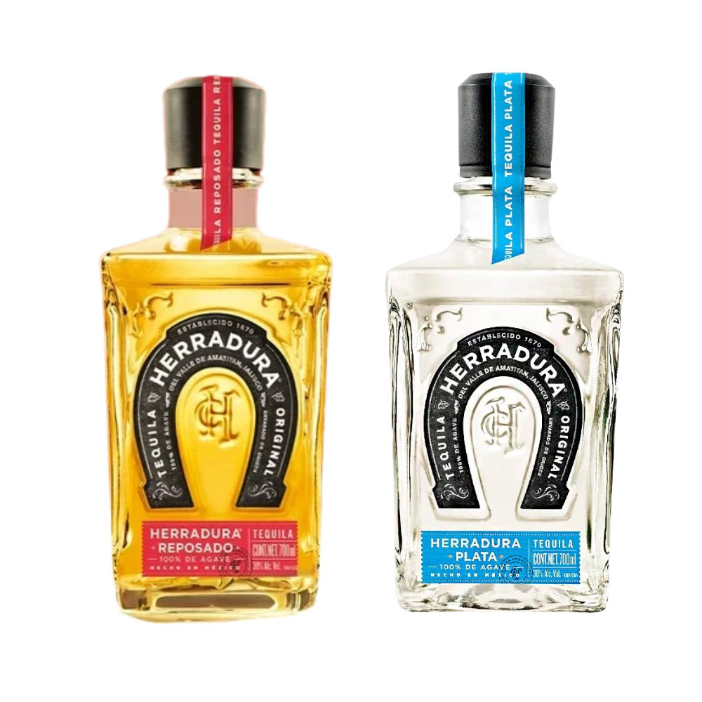 HERRADURA REPOSADO DE 375 ML + HERRADURA PLATA DE 375 ML