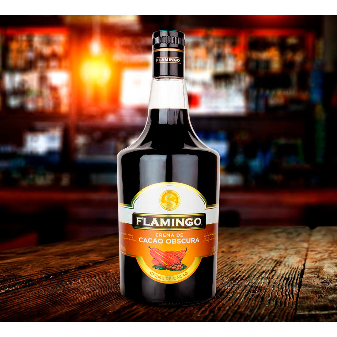 CREMA DE CACAO OBSCURA FLAMINGO 1000 ml