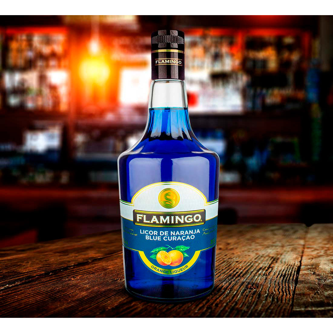 LICOR BLUE CURACAO FLAMINGO 1000 ml