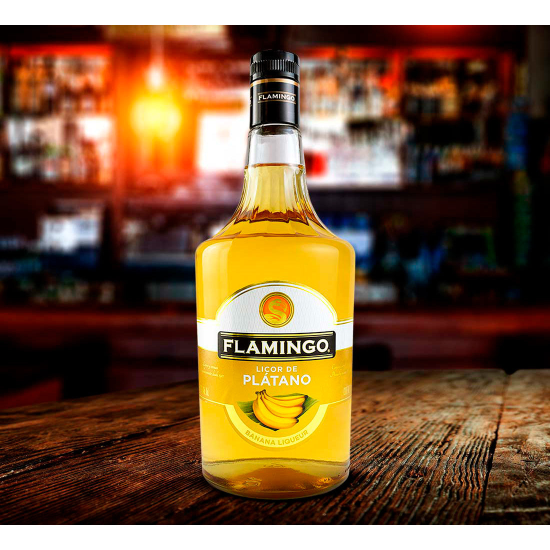 LICOR DE PLÁTANO FLAMINGO 1000 ml