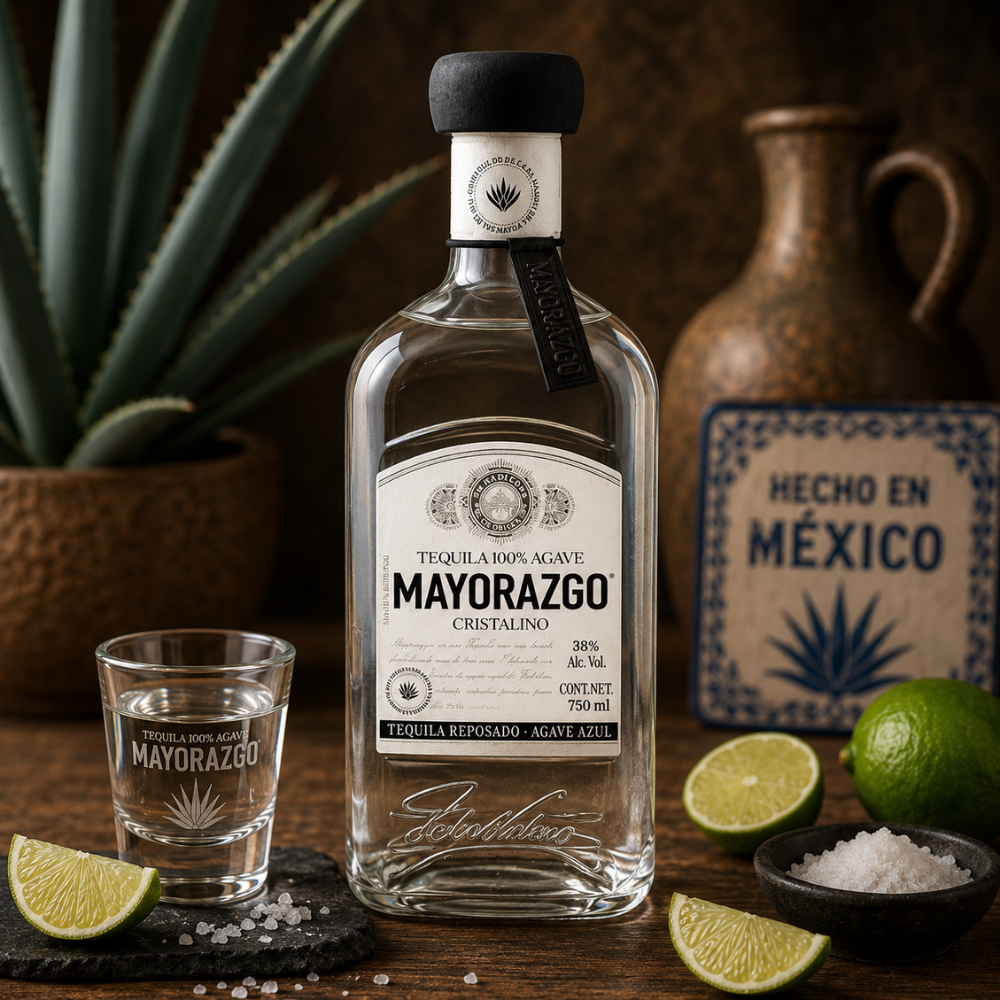 TEQUILA MAYORAZGO REPOSADO CRISTALINO 750 ML