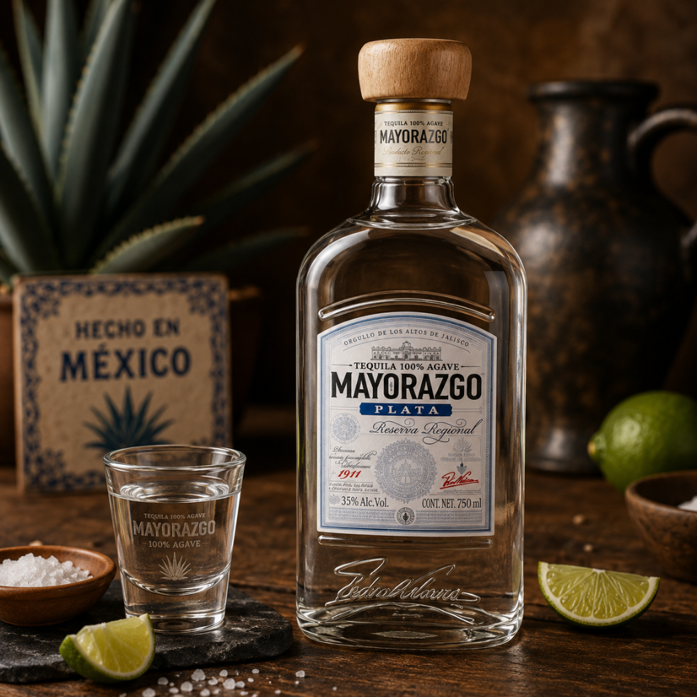 TEQUILA MAYORAZGO PLATA 750 ML