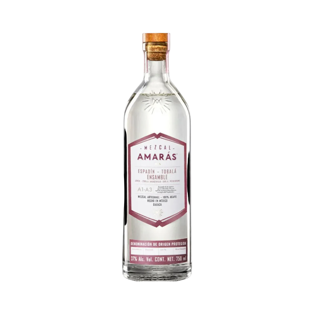 MEZCAL AMARÁS ENSAMBLE ESPADÍN - TOBALÁ 750 ML