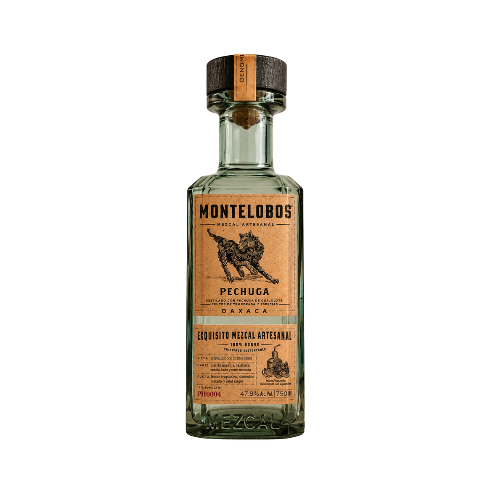 MEZCAL MONTELOBOS PECHUGA 750 ML