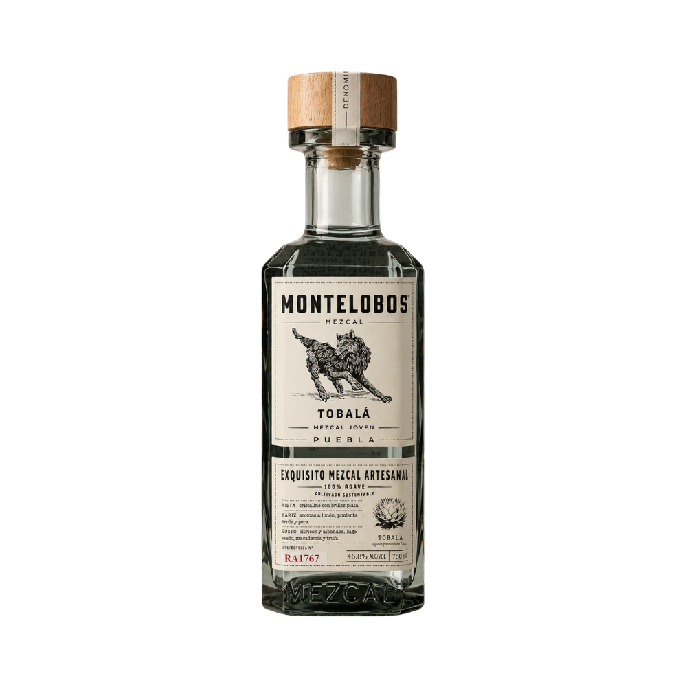 MEZCAL MONTELOBOS TOBALÁ JOVEN 750 ML