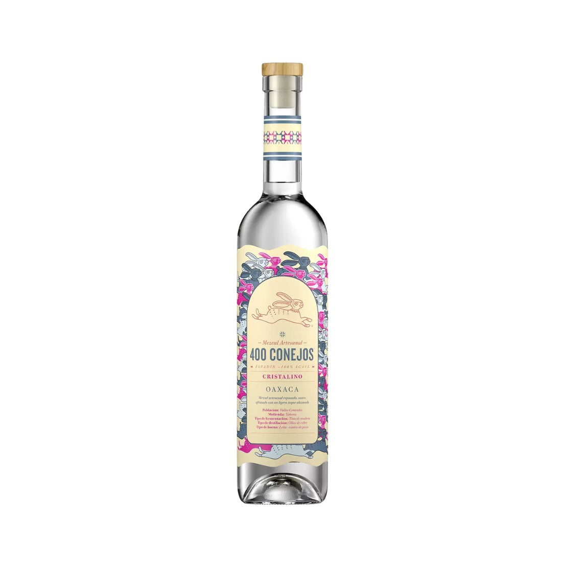 MEZCAL 400 CONEJOS CRISTALINO 700 ML