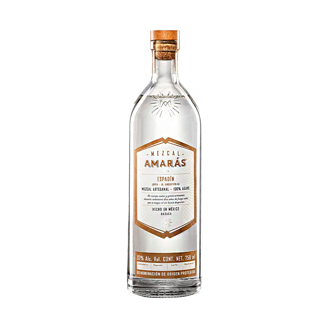 MEZCAL AMARÁS ESPADÍN JOVEN 750 ml