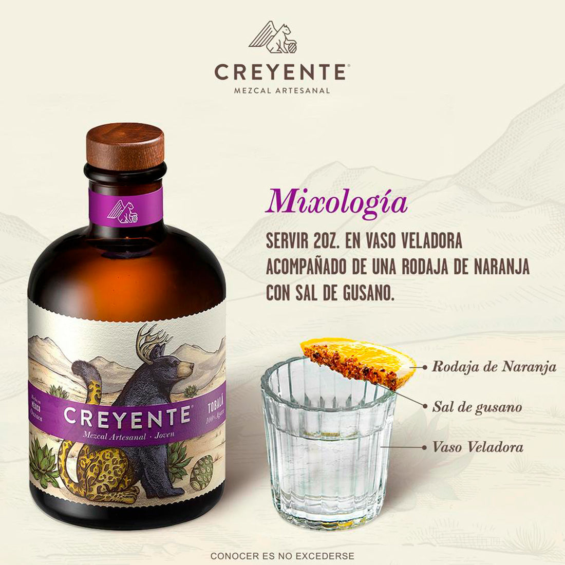 MEZCAL CREYENTE TOBALÁ 750 ml