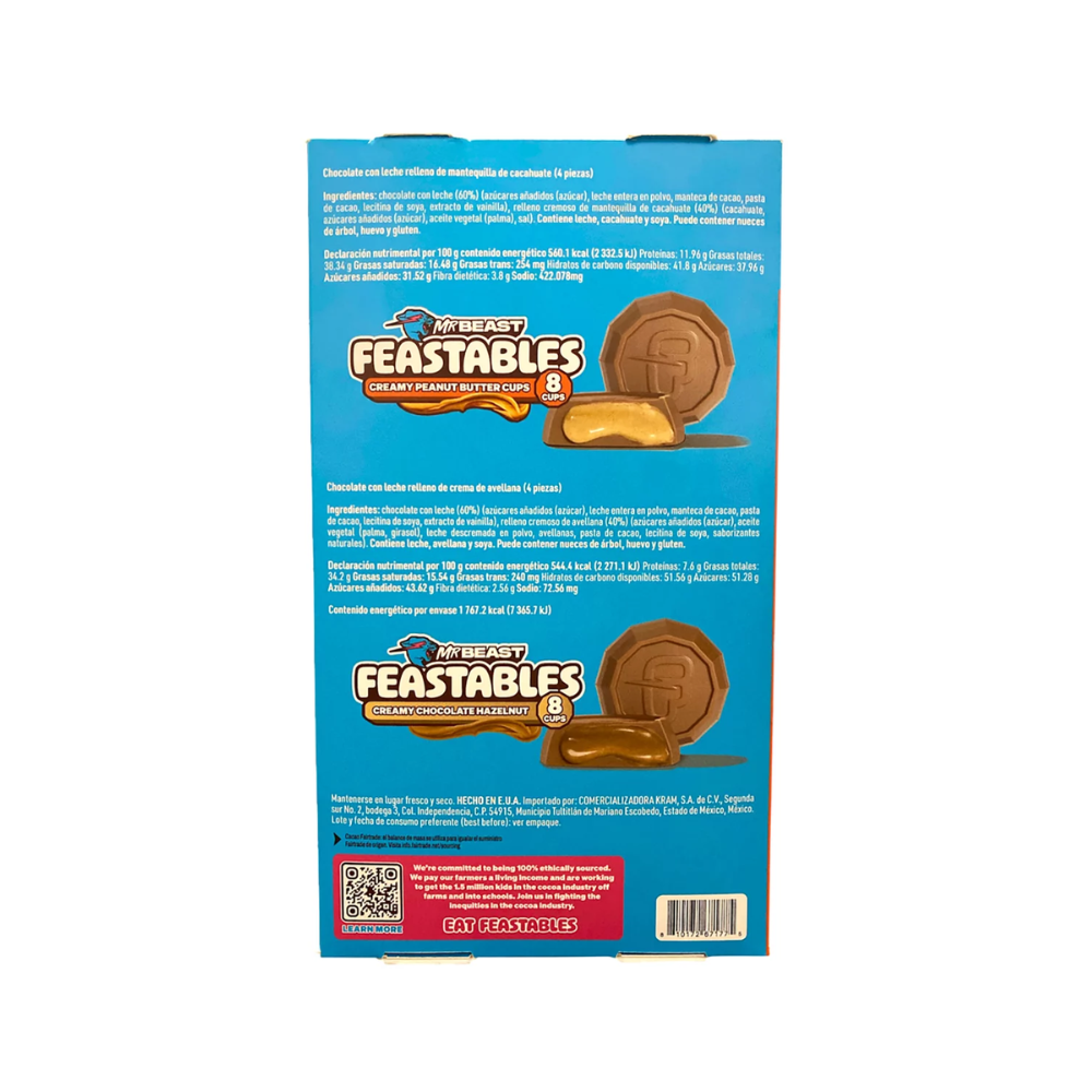 CHOCOLATES RELLENOS MR. BEAST 320 G
