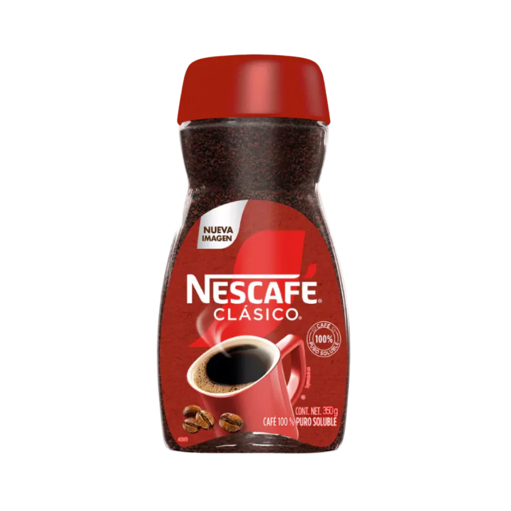 CAFÉ SOLUBLE NESCAFÉ CLÁSICO 2 PZAS 350 G