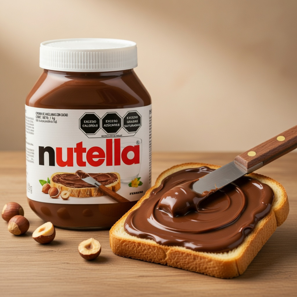 CREMA DE AVELLANA CON CACAO NUTELLA 1 KG