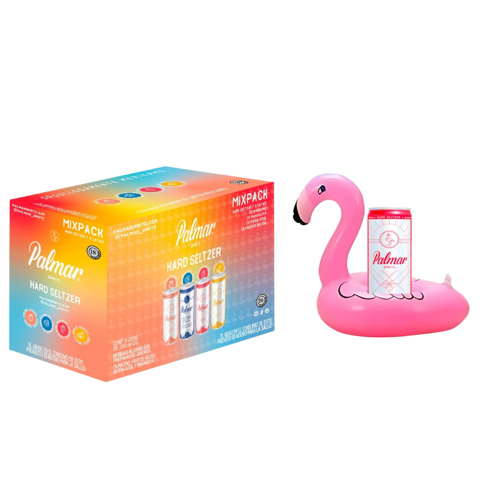 BEBIDA PREPARADA PALMAR MINDFUL SPRITIZ MIX 355 ML 8 PACK (INCLUYE INFLABLE)