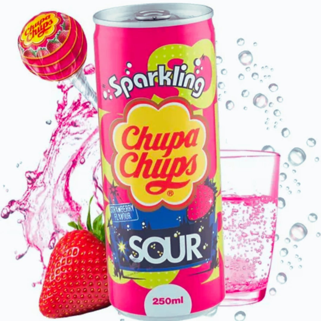 REFRESCO CHUPA CHUPS SOUR FRESA 250 ML