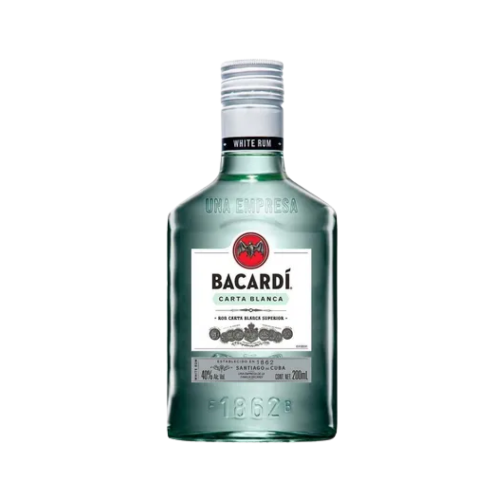 RON BACARDI BLANCO 200 ML