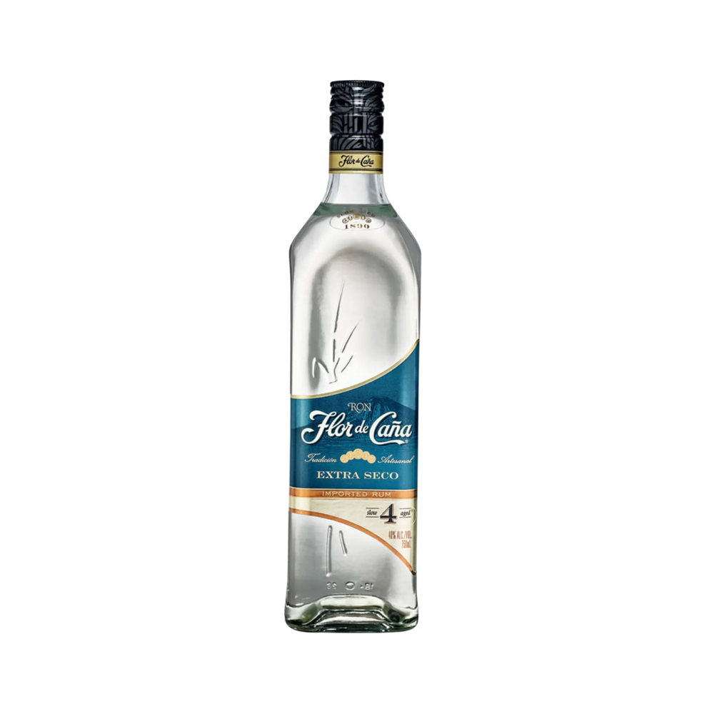 RON FLOR DE CAÑA 4 AÑOS EXTRA SECO 750 ML