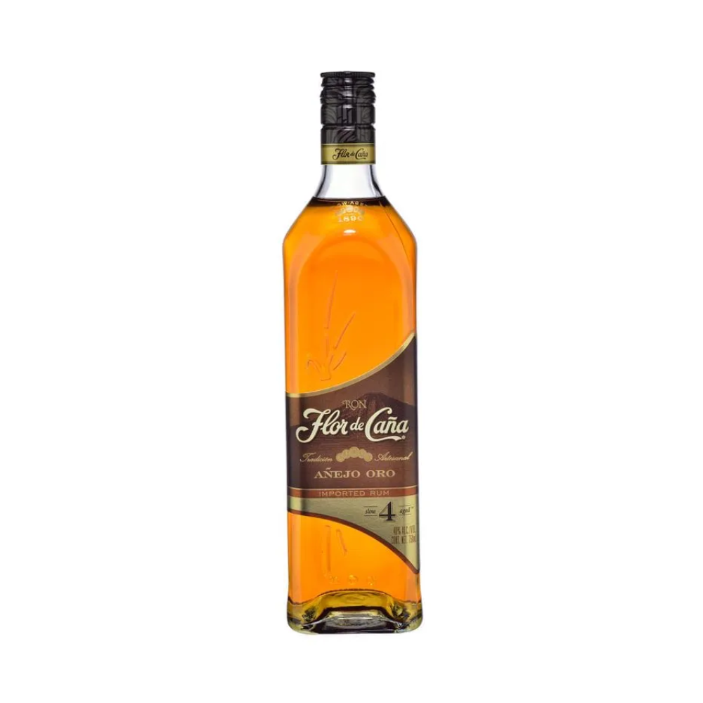 RON FLOR DE CAÑA ORO AÑEJO 4 AÑOS 750 ML