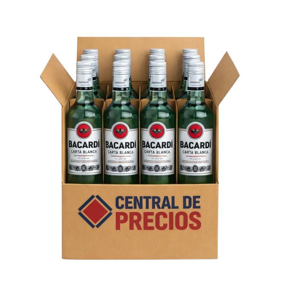 RON BACARDI BLANCO 700 ML (12 PIEZAS)