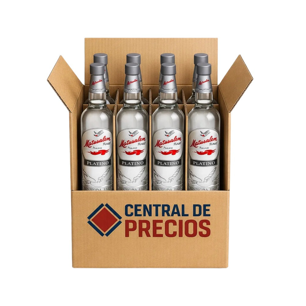 RON MATUSALEM PLATINO 750 ML (8 PIEZAS)