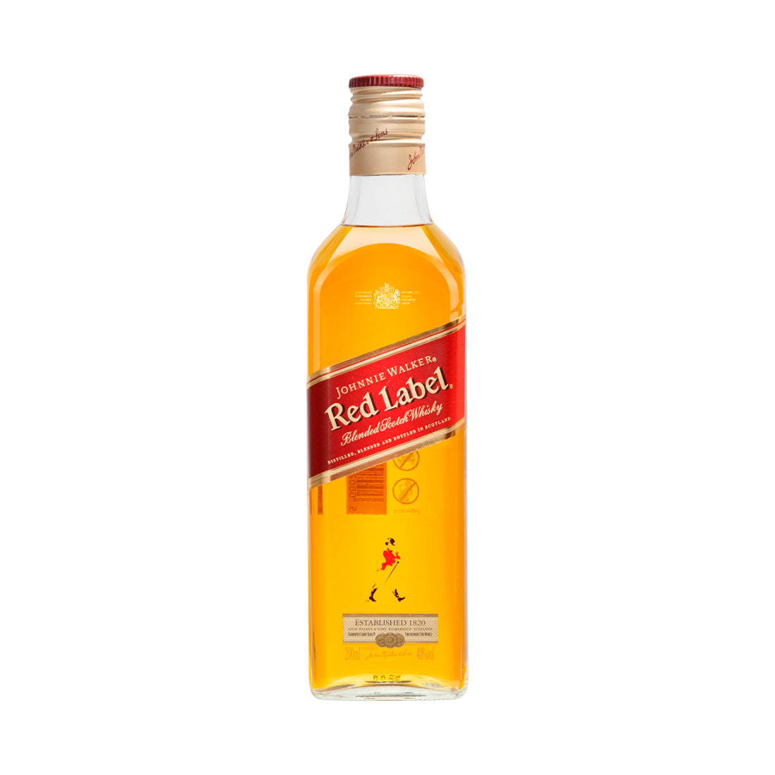 WHISKY J.W. RED LABEL 200 ML (6 PIEZAS)