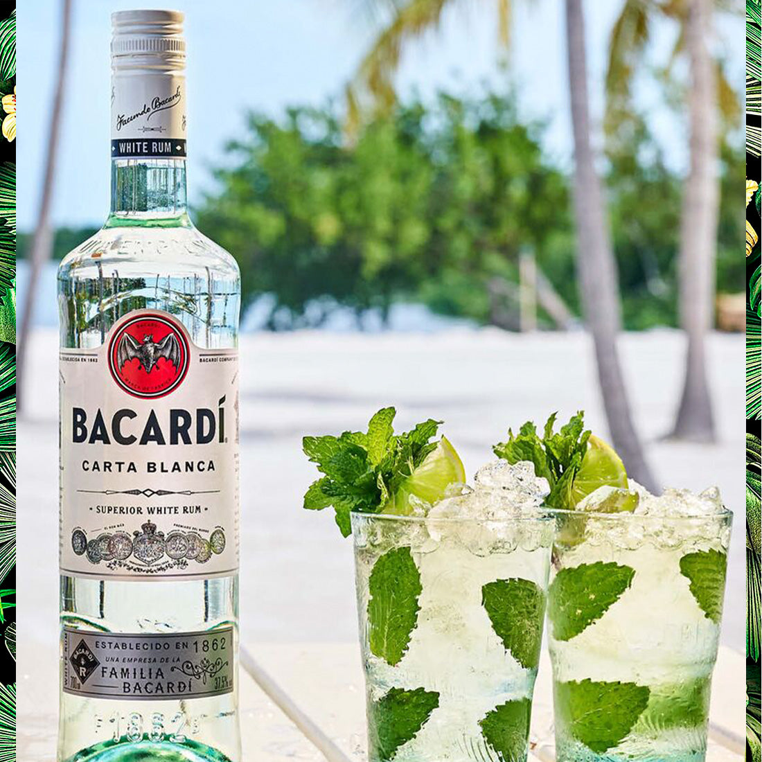 RON BACARDI BLANCO 980 ml