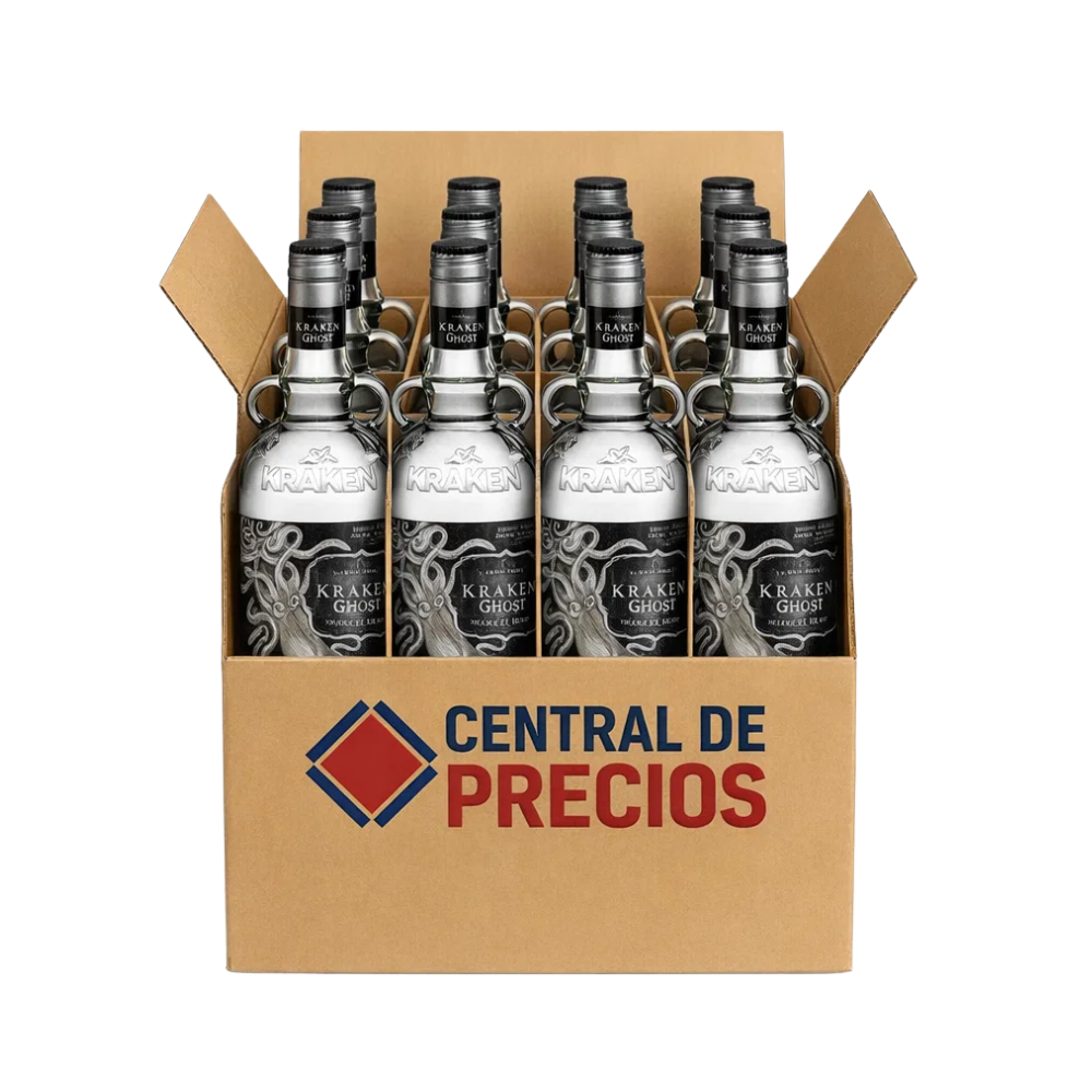 RON KRAKEN GHOST 750 ML (12 PIEZAS)