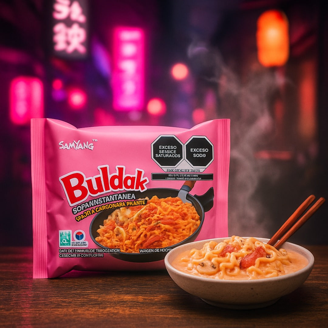 SAMYANG RAMEN DE POLLO PICANTE CARBONARA 140 GR