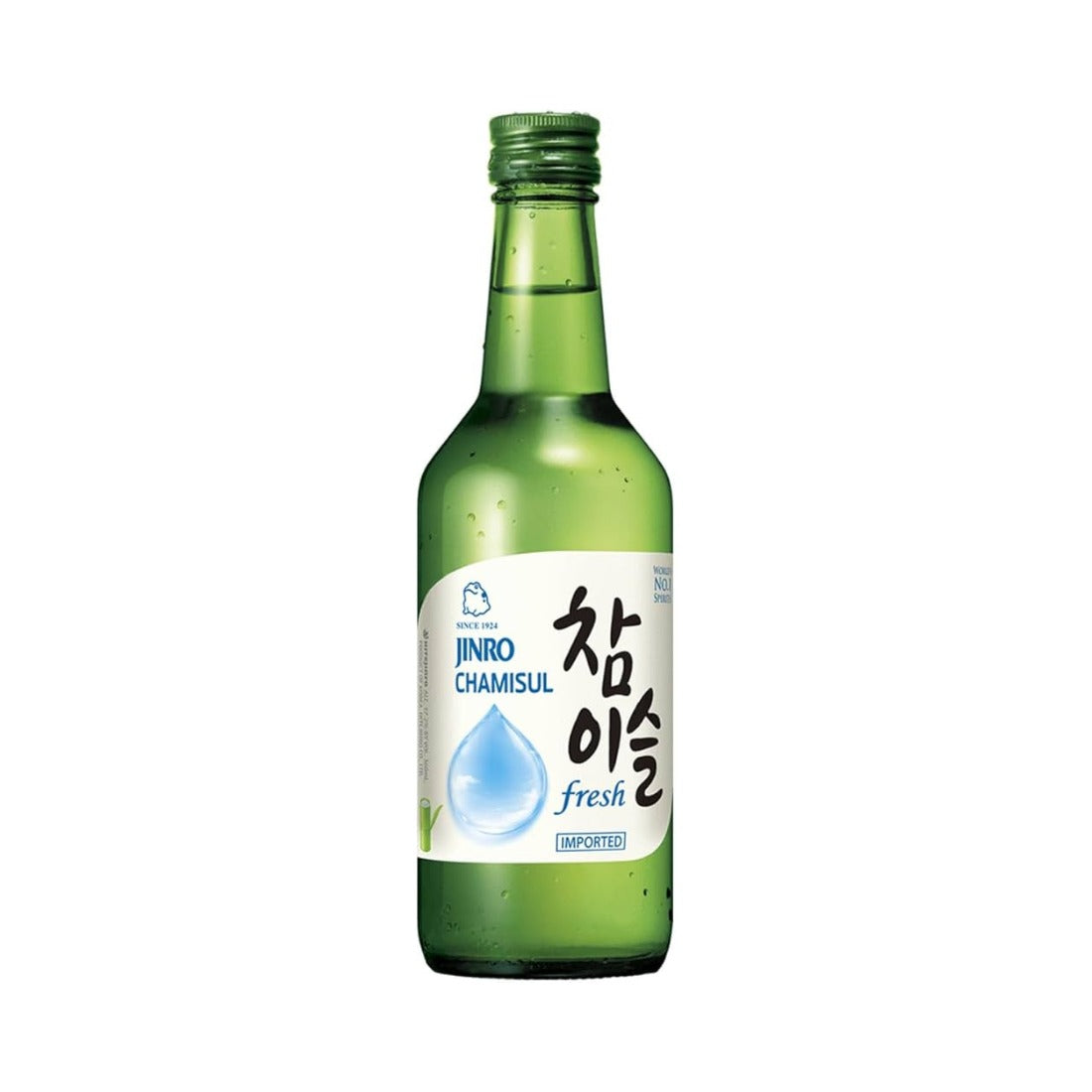 LICOR COREANO SOJU 5 BOTELLAS JINRO (FRESH, CLASSIC, UVA , FRESA Y DURAZNO)