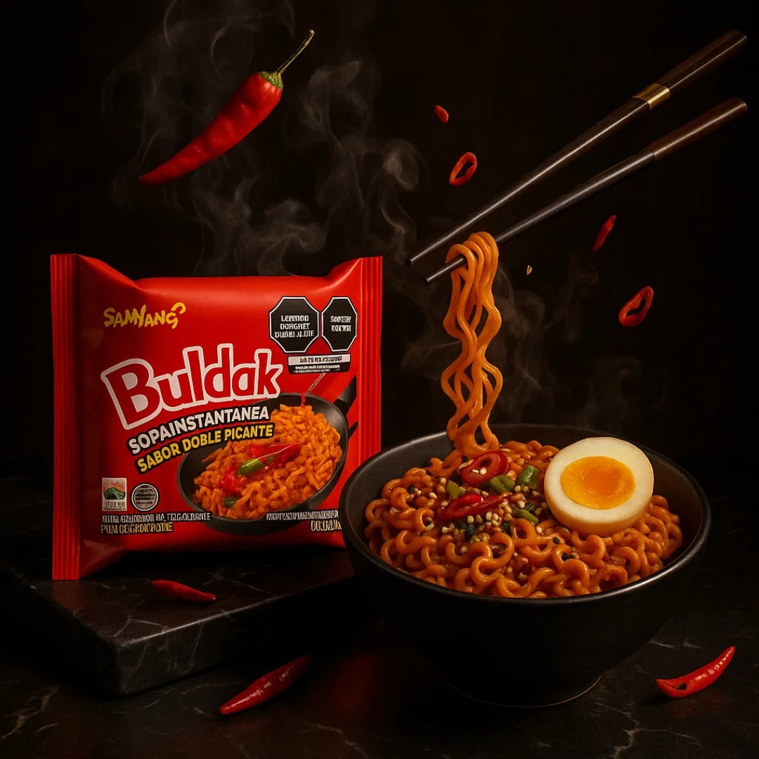 BULDAK RAMEN DE POLLO EXTRA PICANTE 140 GR.