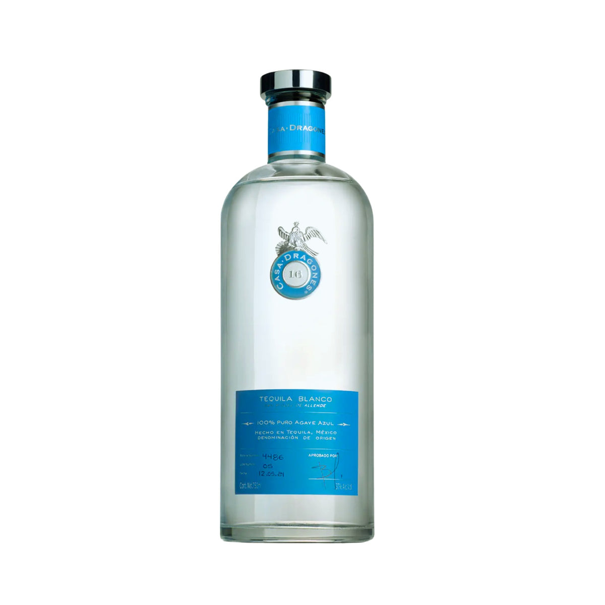TEQUILA CASA DRAGONES BLANCO 750 ML