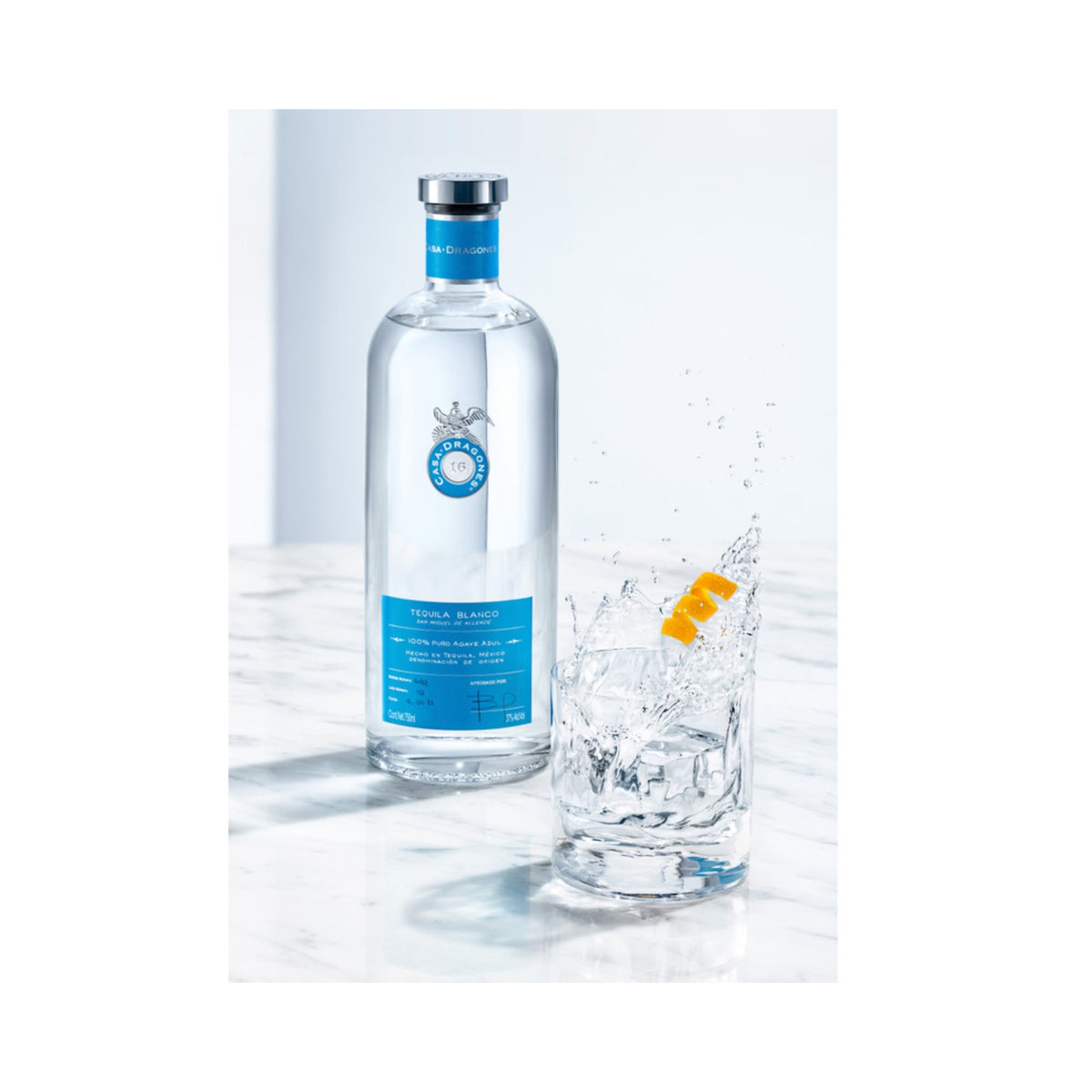 TEQUILA CASA DRAGONES BLANCO 750 ML