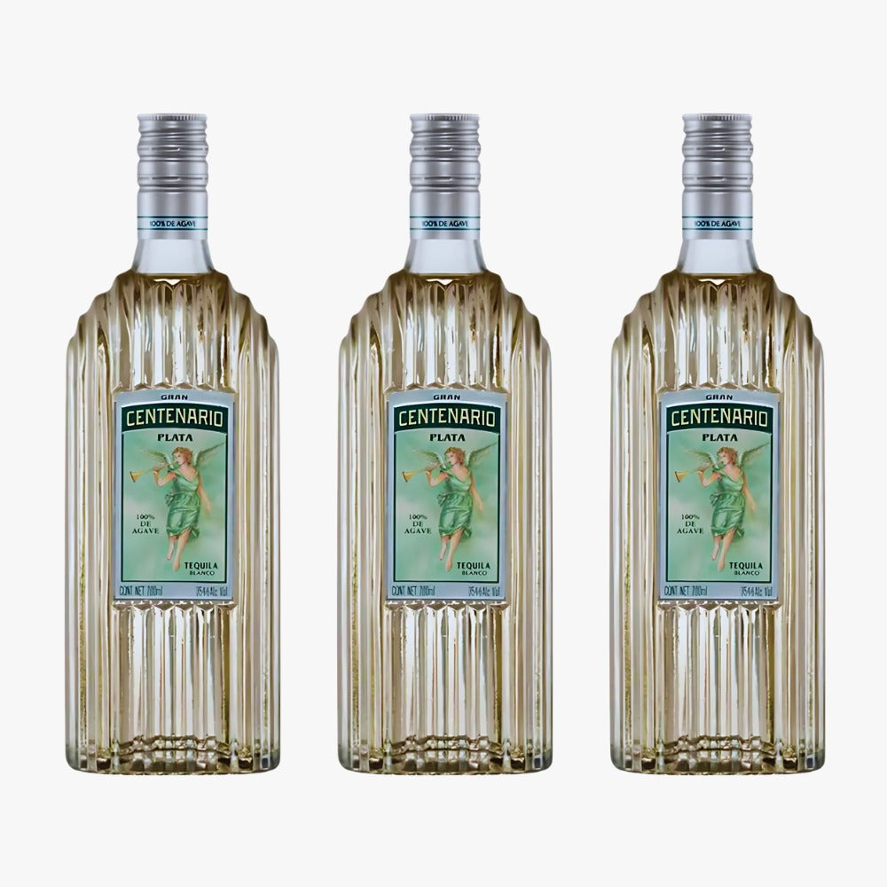 TEQUILA GRAN CENTENARIO PLATA 700 ML (3 PIEZAS)