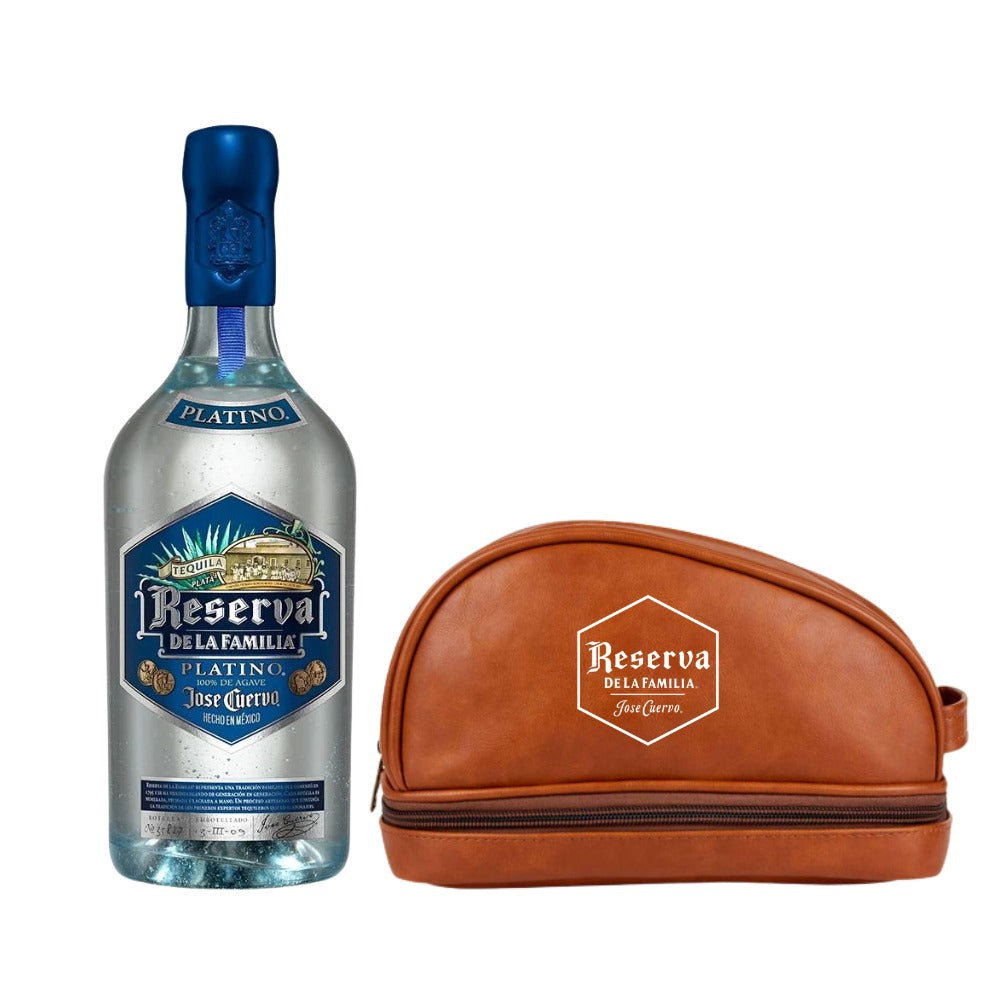 TEQUILA JOSE CUERVO RESERVA DE LA FAMILIA PLATINO 750 ML + NECESER DE REGALO
