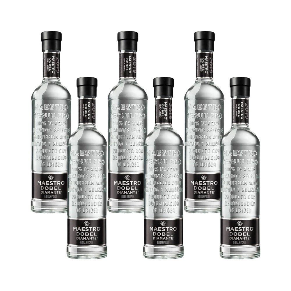 TEQUILA MAESTRO TEQUILERO DOBEL DIAMANTE 700 ML (6 PIEZAS)