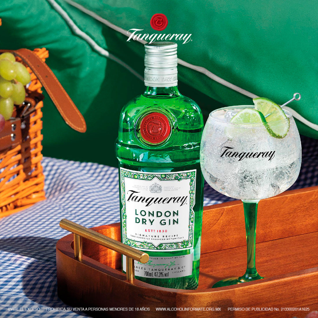 GINEBRA TANQUERAY LONDON 750 ml